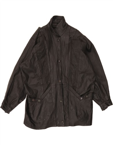 Sardar womens leather overcoat - womens,