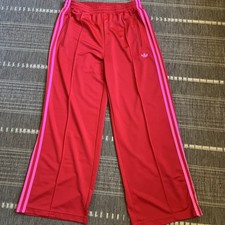 Womens Adidas Originals Firebird Wide Fit Track Pants Size L short