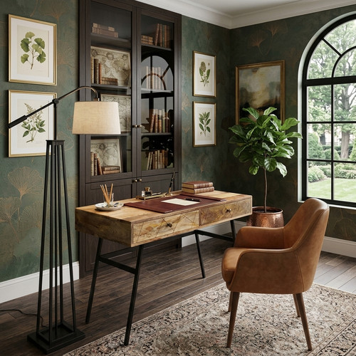Mango wood writing desk - , with