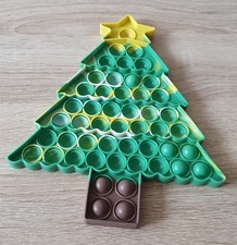 Large Christmas Tree Fidget Popper Toy Stress Relief Stocking Filler