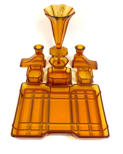 Vintage art deco style amber - vintage,