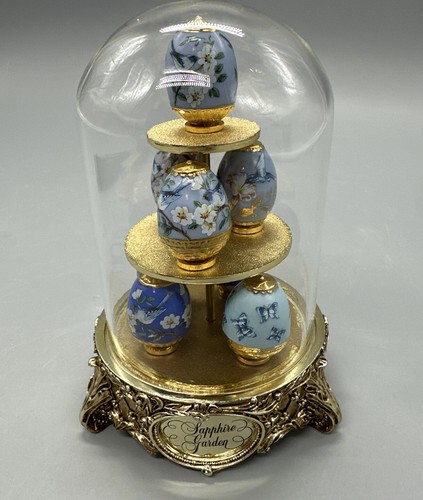 Sapphire garden gold blue - sapphire,