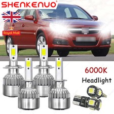 For Vauxhall Vectra C 2002-08 LED Headlight Xenon White Led Side light Bulbs 12v