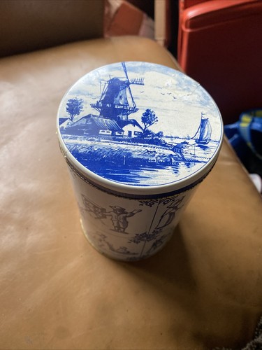 Bins vintage empty cookie tin - ,