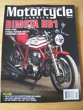 MOTORCYCLE CLASSICS MAGAZINE MAY 2017 BIMOTA HB1 VELOCETTE VENOM CLUBMAN KAWASAK