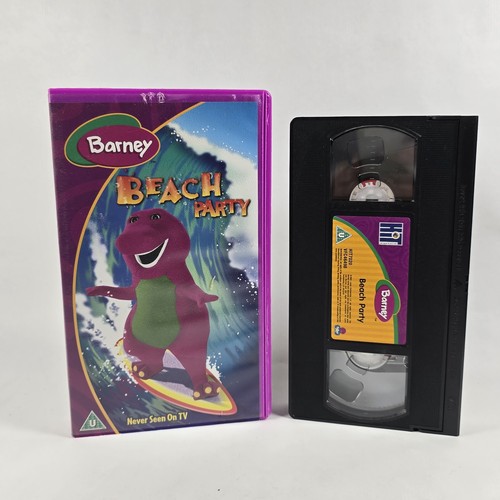 Barney beach party - barney, video