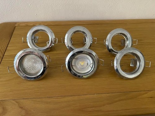 Aurora chrome 80mm downlight - chrome,