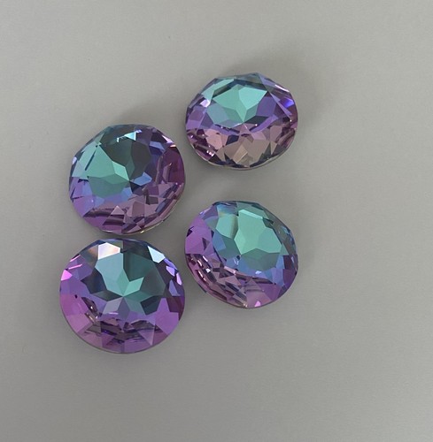 Crystal rivoli 27mm round - rivoli,