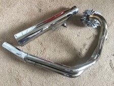 Triumph T140 750 Exhaust 2 Into 1