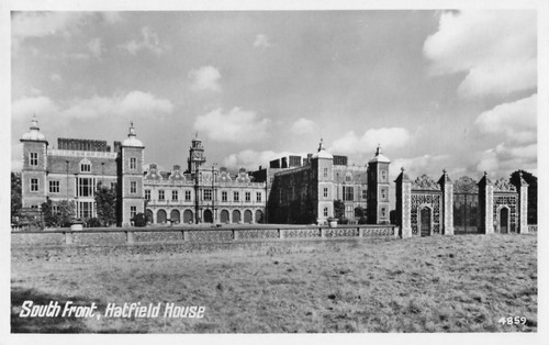Postcard south front hatfield - postcard,