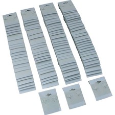 100 Gray Hanging Earring Cards