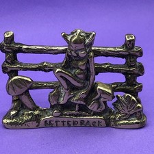 Brass Letter Rack Pixie