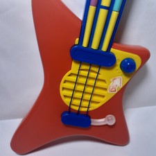 Vintage 90s Toy Guitar Little Tikes Pop Tunes Big Rocker Red Very Rare
