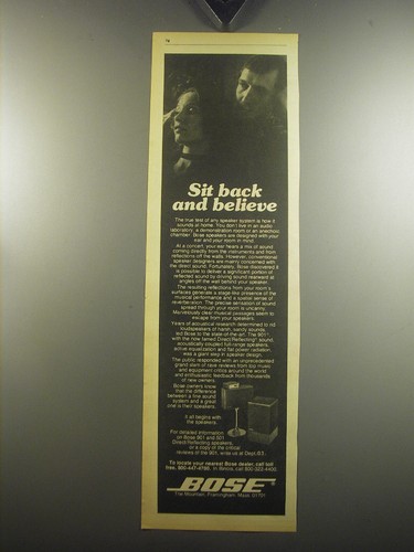 1974 bose 901 - 1974, 501
