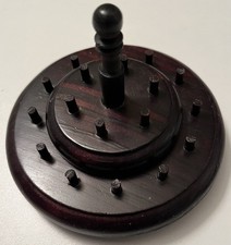 Quality Wooden Thimble Stand holds 18 Thimbles Free Standing - Somerset England