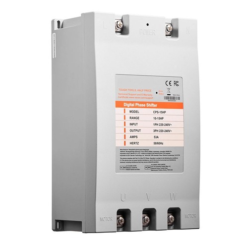 15hp single phase three - phase, to
