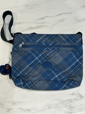 Kipling Bag Blue Tartan Tanguy