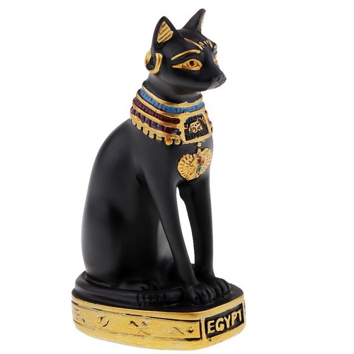 Resin egyptian cat goddess - egyptian,