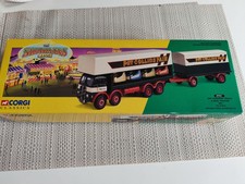 Corgi 09901 Showmans Pat Collins Fair ERF Dodgem Truck & Box Trailer Set