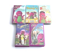 BARNEY VIDEO BUNDLE X5 VHS