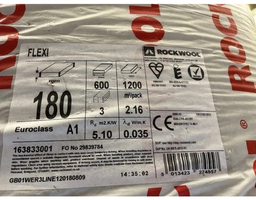 Rockwool flexi slab insulation - flexi,