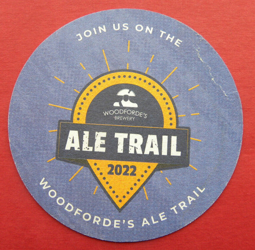 Woodfordes beer mat - beer,