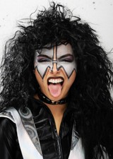 1980s rockstar kiss style - rockstar,