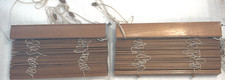 Wooden venetian Blinds 16.5" wide 2" slat 57" dop two blinds
