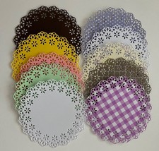 10 Lace Embossed Edge Die Cuts