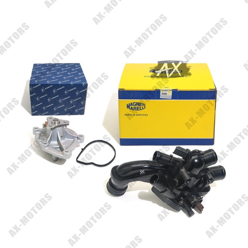 Engine water pump thermostat - water, pump+thermostat