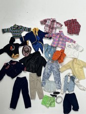 Vintage BARBIE KEN Doll Clothes 1990s Retro Lot Bundle - Good Condition