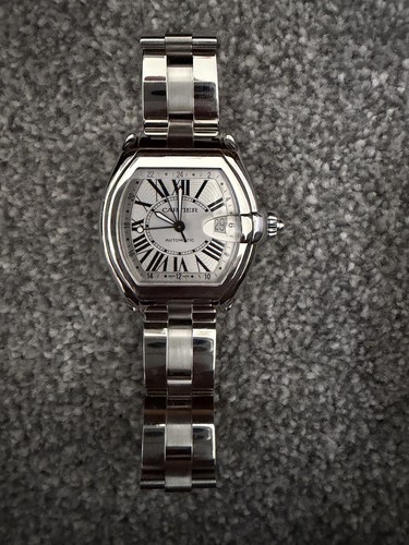 Cartier roadster gmt - roadster, |