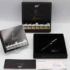[Near mint] MONTBLANC Meisterstuck 145P Chopin Fountain Pen F Nib Platinum