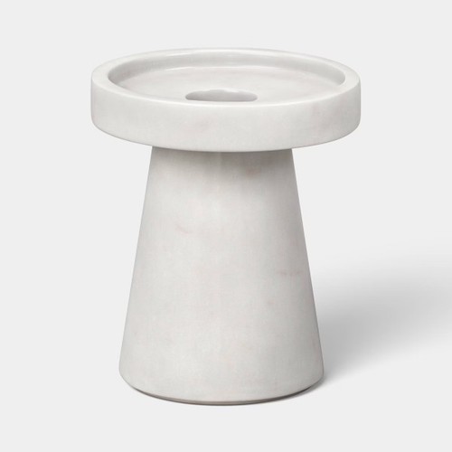 Marble taper candle holder - marble,