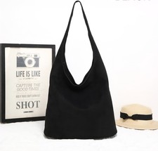 Brand New Suede Black Hobo