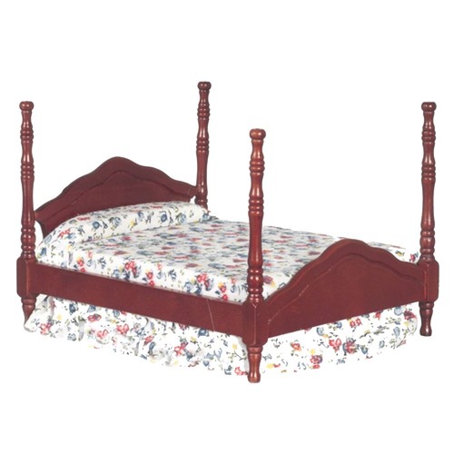 Dolls house mahogany - dolls,