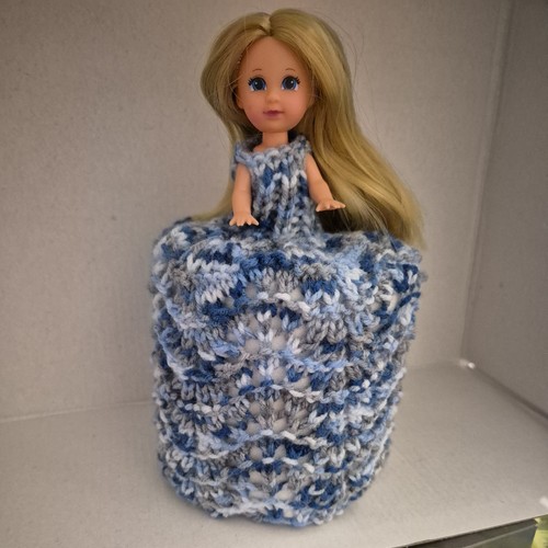 Retro toilet roll - toilet, doll