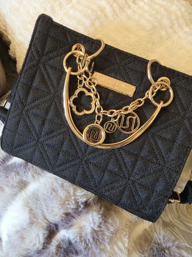 River island black quilted - black,