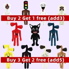 Cartoon Horror Siren Head Plush Bla Cat Dog Plush Stuffed Doll Kids Gift Toy
