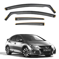 ISPEED Wind Deflectors for Honda Civic MK9 2011-2017 5-Door Hatchback 4pc Set