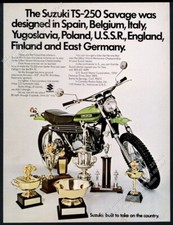 1971 suzuki 250 savage - suzuki,
