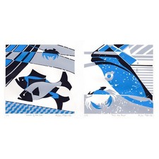 Original screen prints seaside