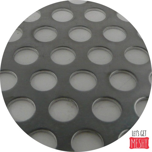 Aluminium perforated sheet - aluminium, 2m