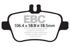 EBC Ultimax Rear Pad for Mercedes CLA Class Shooting Brake X117 250 2.0T 211 15>