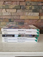 Game Cases Only ***Mario Party 9, Kart, Double Dash, Resort Galaxy 2. **NO GAMES