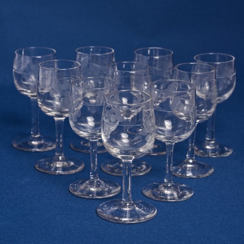Set vintage etched - of,