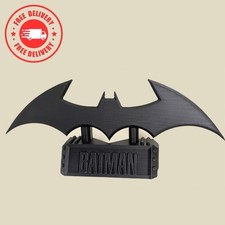 Batman Batarang Replica With Stand - 3D Printed The Dark Knight Movie Prop