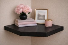 Floating corner wall shelf - floating,