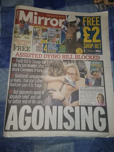 The daily mirror newspaper - the,
