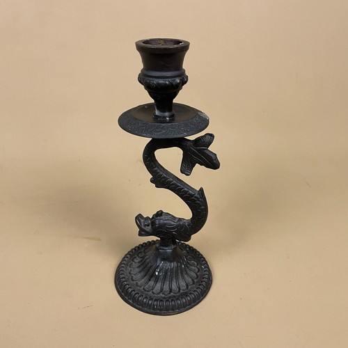 Antique black metal dragon - antique,